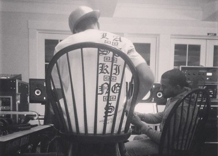 Tyga-Kanye-west-in-the-studio