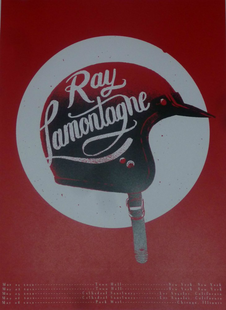 Ray-LaMontagne-show-poster-Town-Hall-NYC