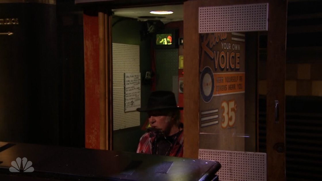 See Neil Young Make Instant Vinyl in Jack White's Booth on 'Fallon' - SPIN