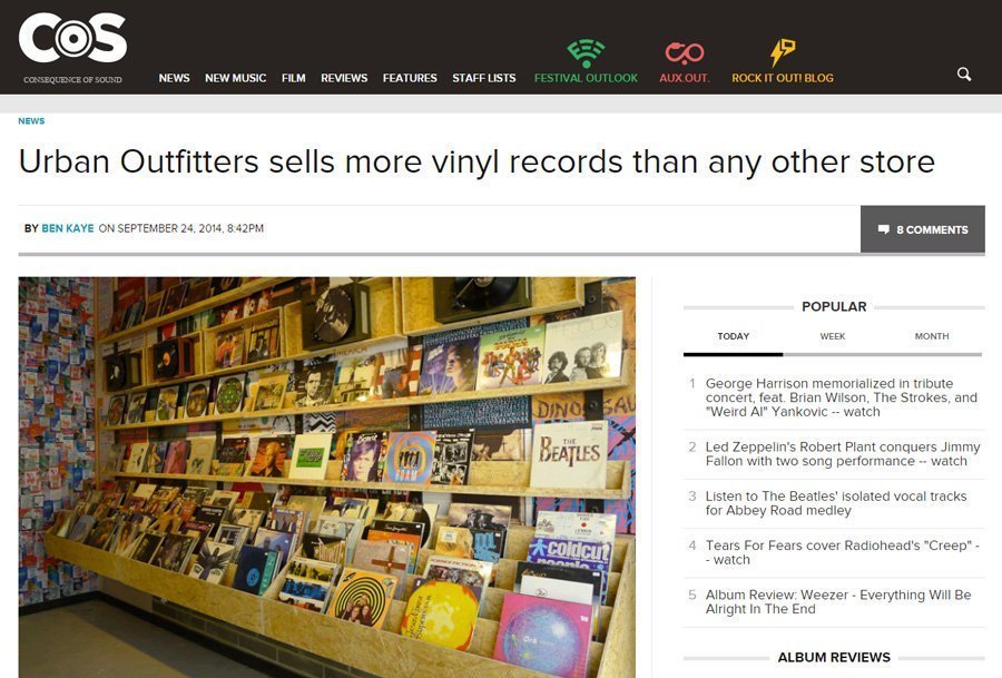 consequence-of-sound-urban-outfitters-vinyl-record-sales-headline