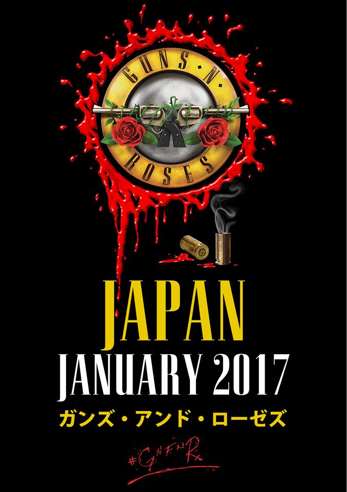 guns and roses tour japan