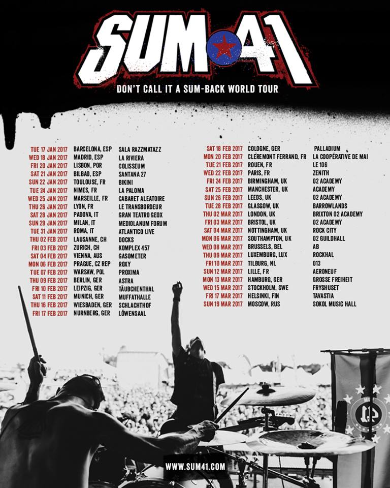 Sum 41 at London, UK on 2 Mar 2017 Ticket Presale Code, Cheapest