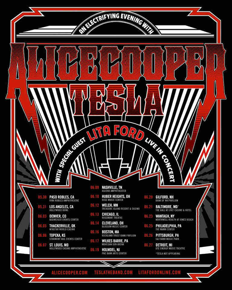Alice Cooper Extends 2020 Tour Dates Ticket Presale Code On