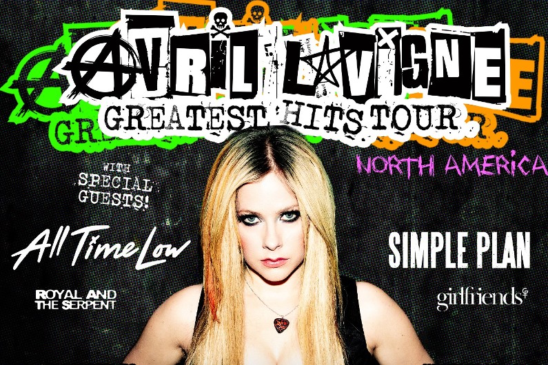 Avril Lavigne, Simple Plan, and Girlfriends at Xfinity Center on 24 Aug