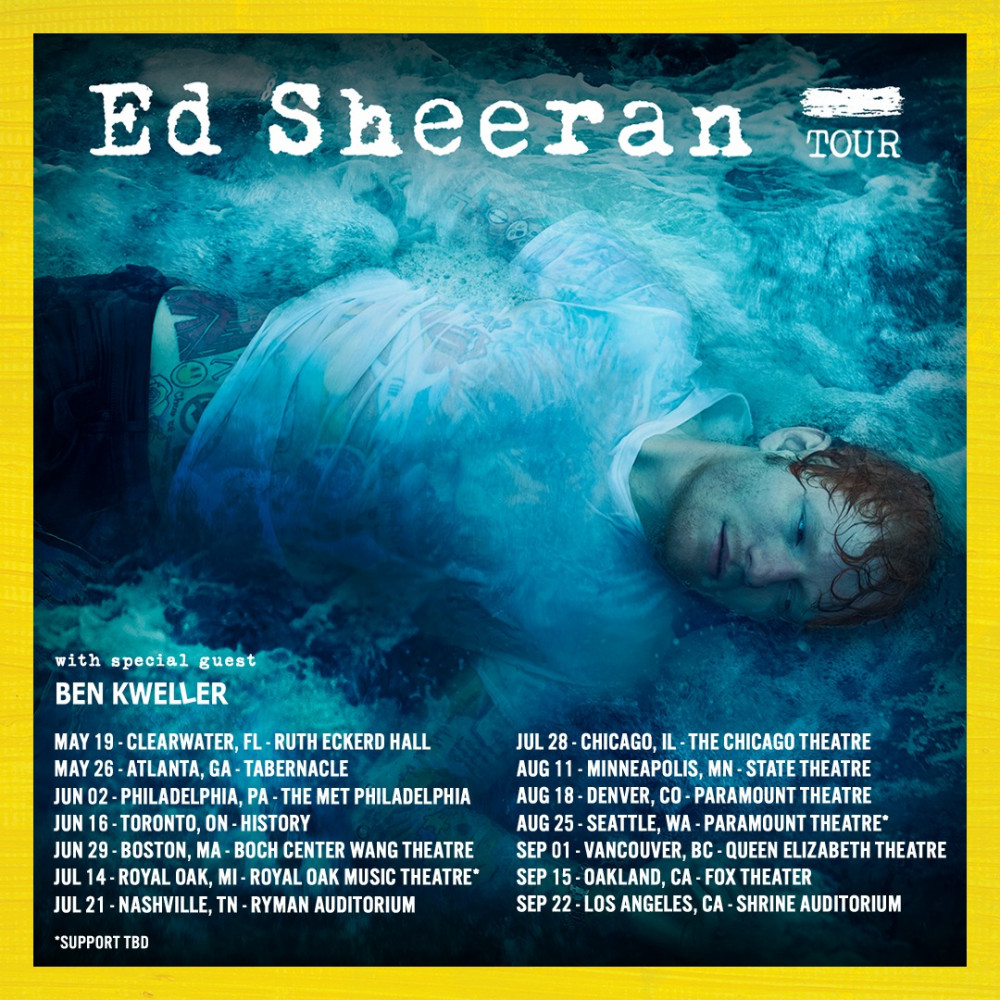 ed sheeran tour dates for 2023