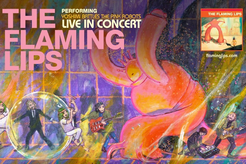 the flaming lips tour poster