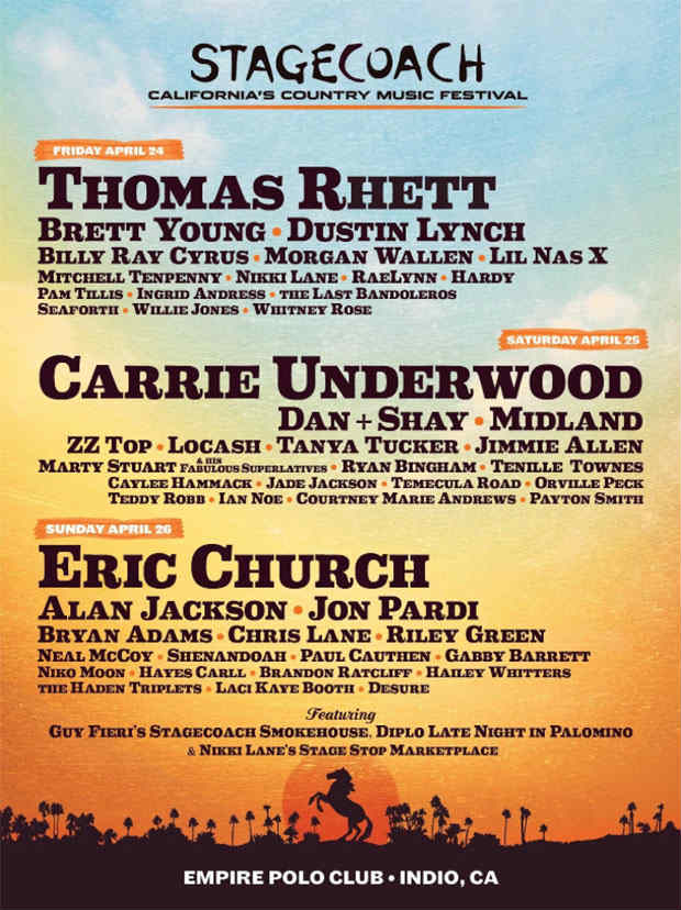 Stagecoach Festival Seating Chart