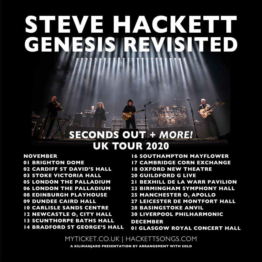 amount Shine Wrong Steve Hackett Adds 'Genesis Revisited' 2019-2020 Tour Dates: Ticket Presale  & On-Sale Info | Zumic | Music News, Tour Dates, Ticket Presale Info, and  More