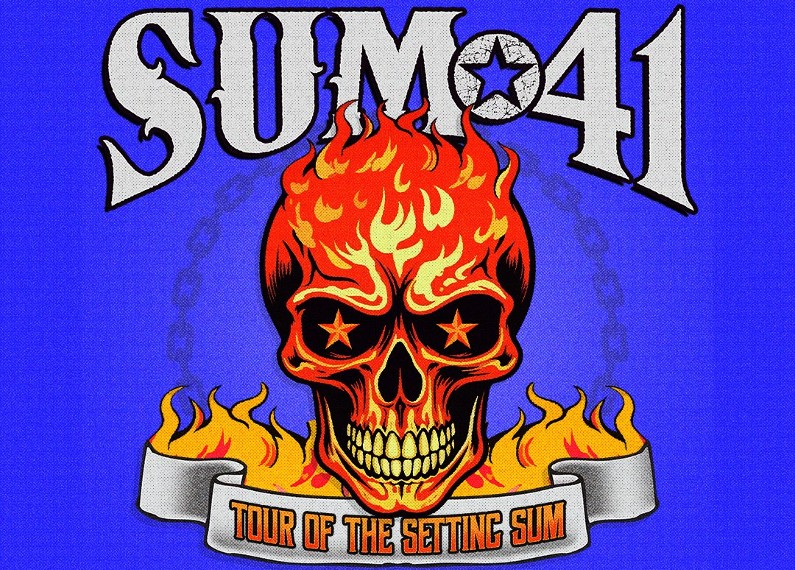 Sum 41 Tour 2025 Official Poster