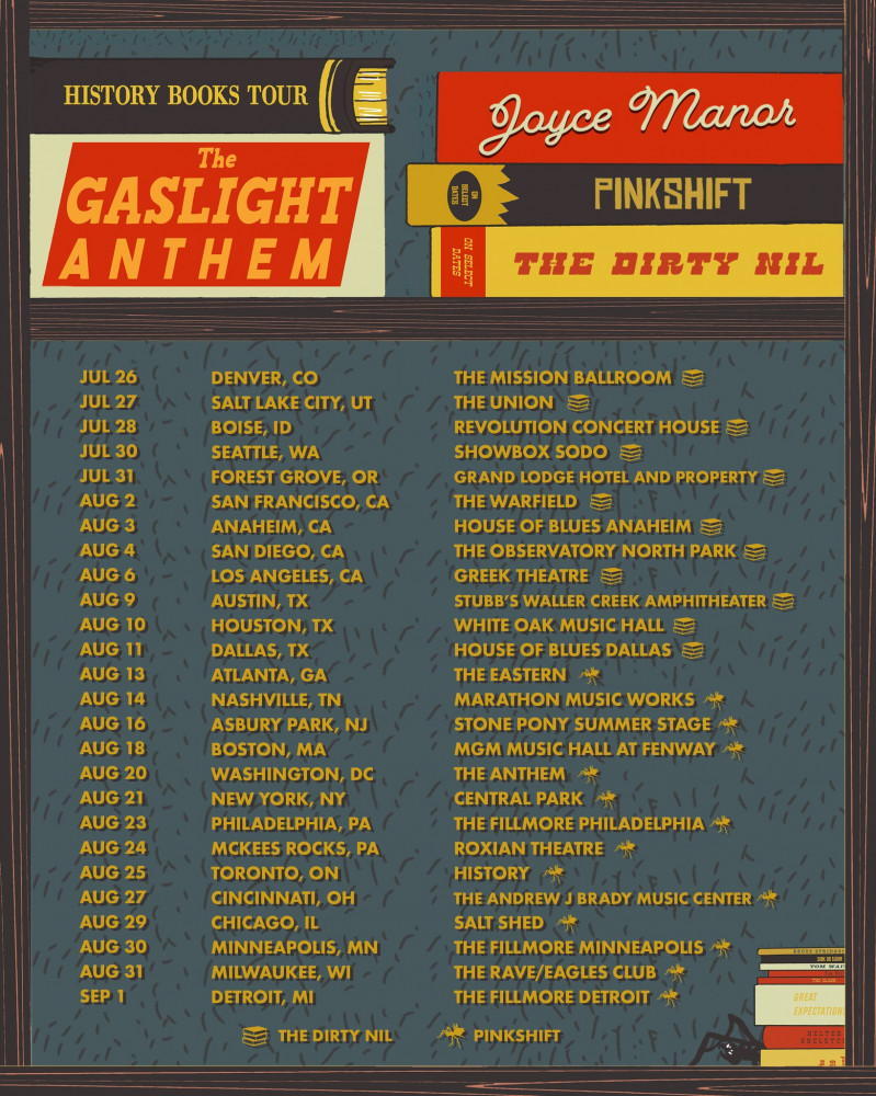 the gaslight anthem tour 2024